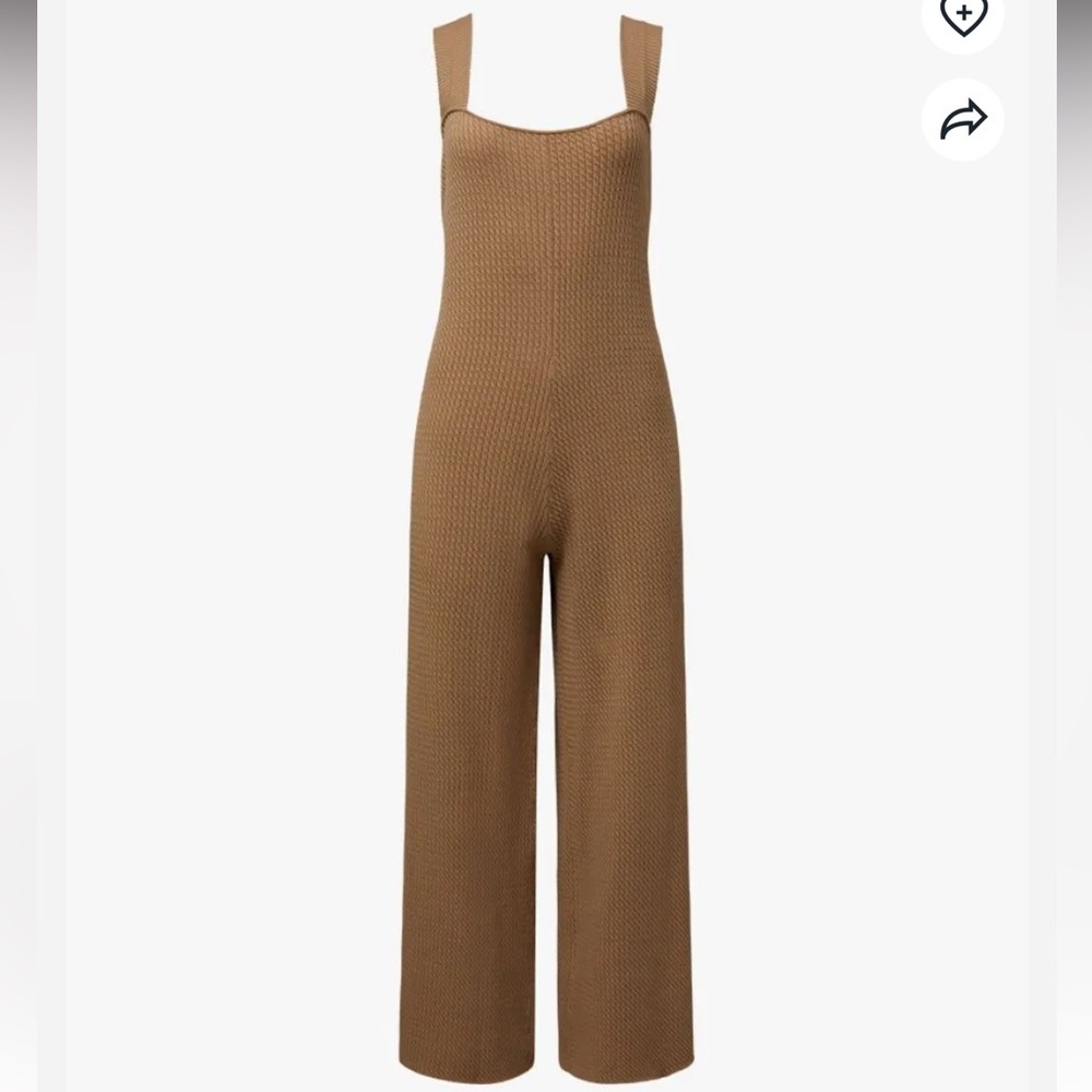 Weworewhat Wide Leg Cable Knit Jumpsuit size M NWT - Picture 3 of 9